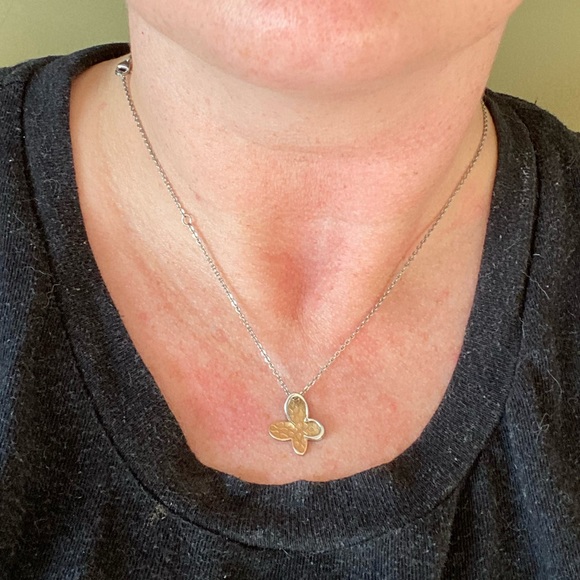 Royal Damon Butterfly Necklace - Picture 6 of 7